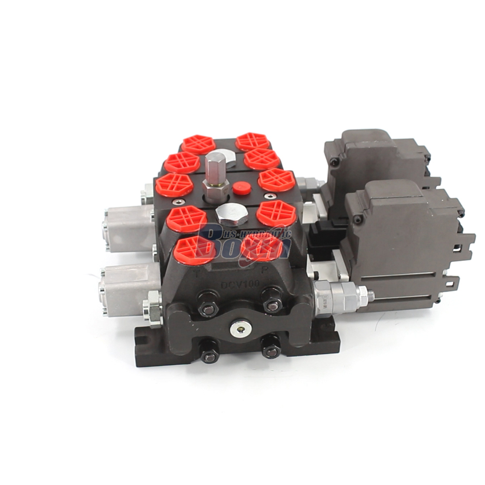 High Quality DCV100EMA-YT-JYT-J-K 2 Spool Directional Control Valve with Electric Motor main image